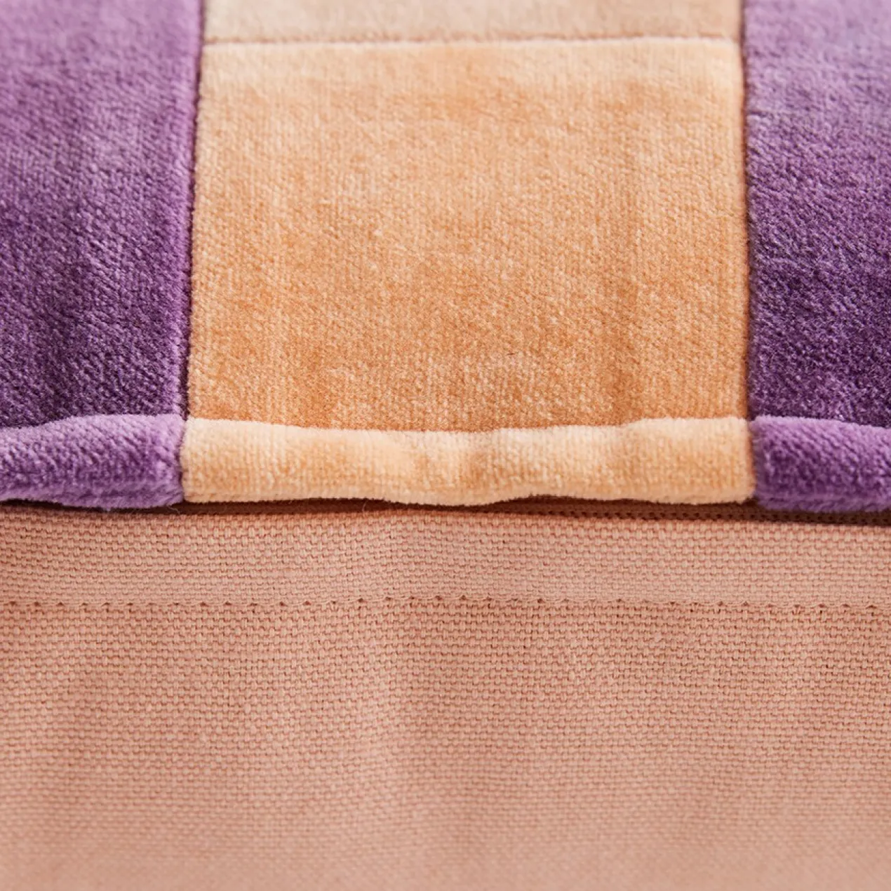 Sierkussen Striped velvet Midsummer 50x30 cm
