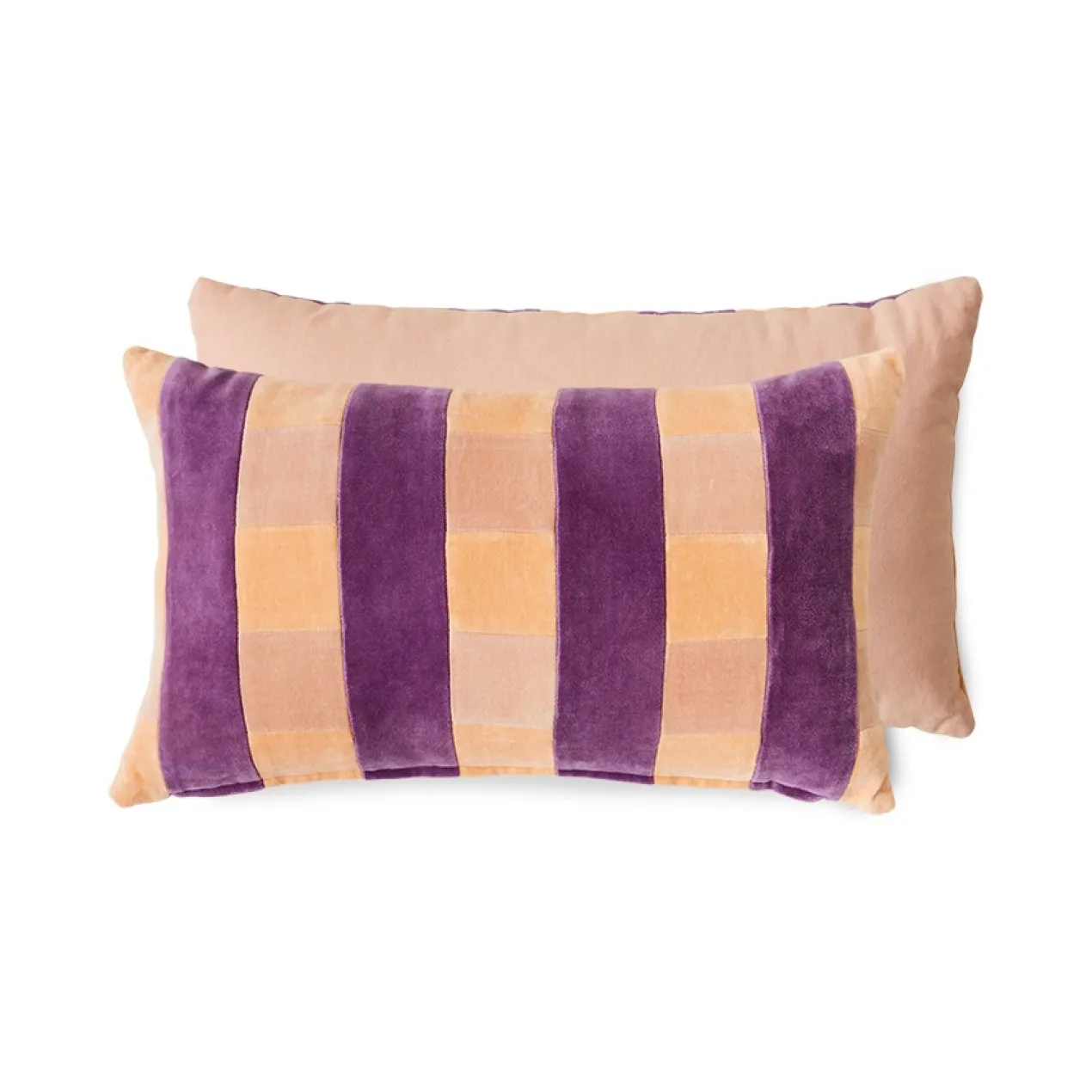 Sierkussen Striped velvet Midsummer 50x30 cm