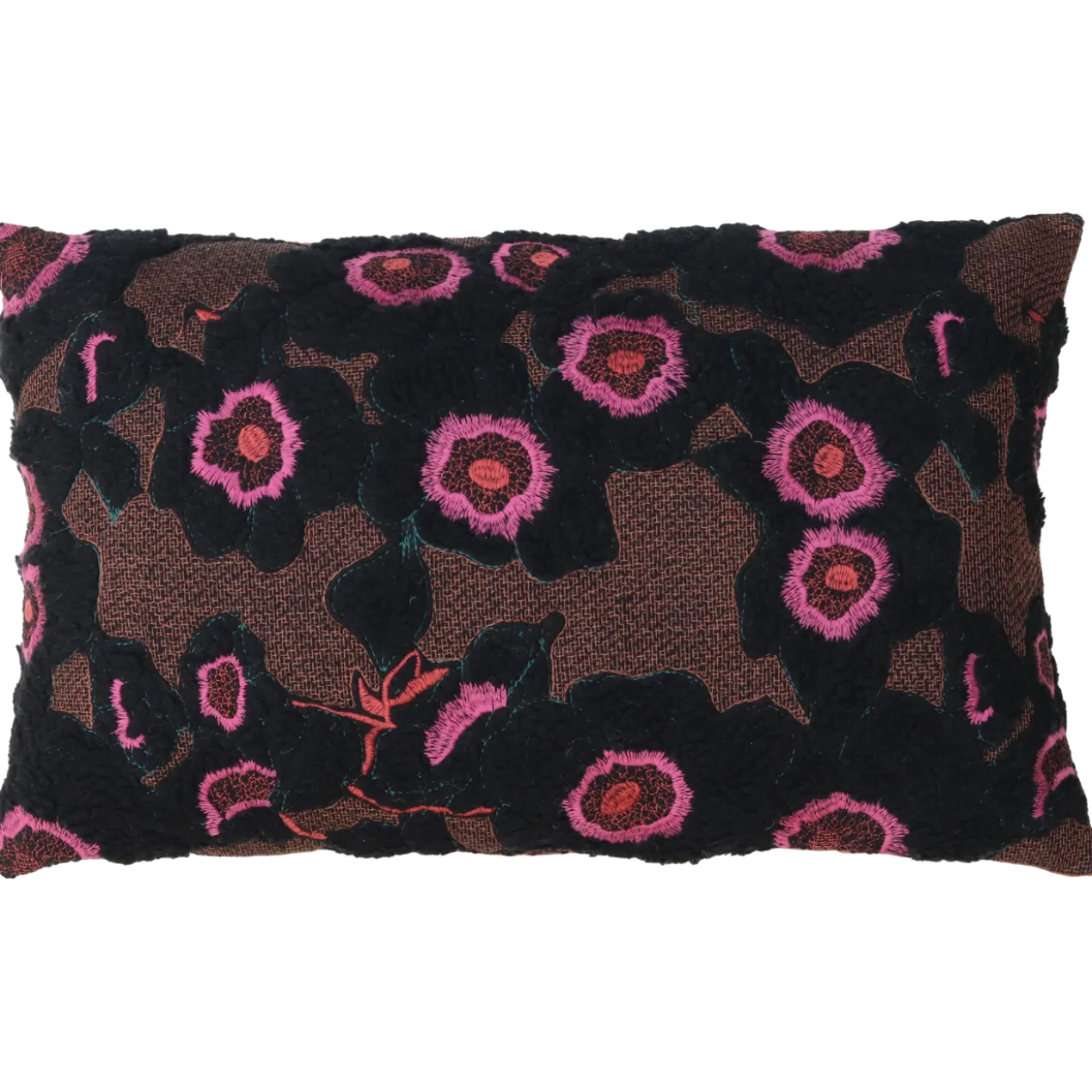 Sierkussen teddy bloem 58x38 cm
