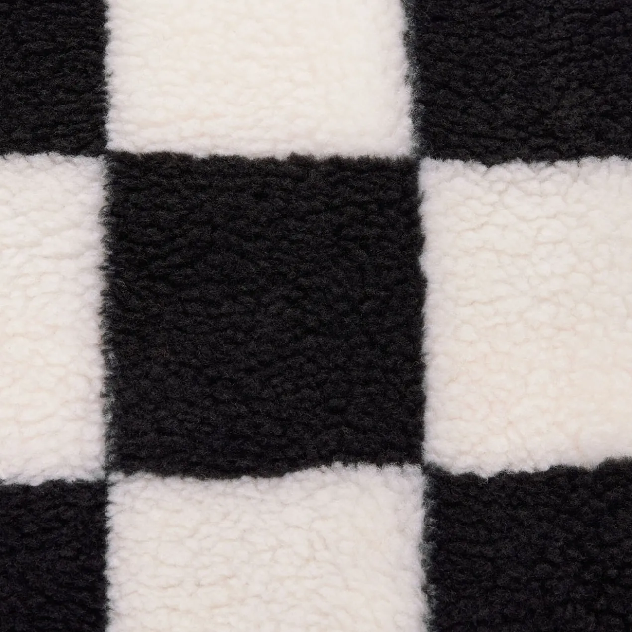 Sierkussen Teddy chess black ecru