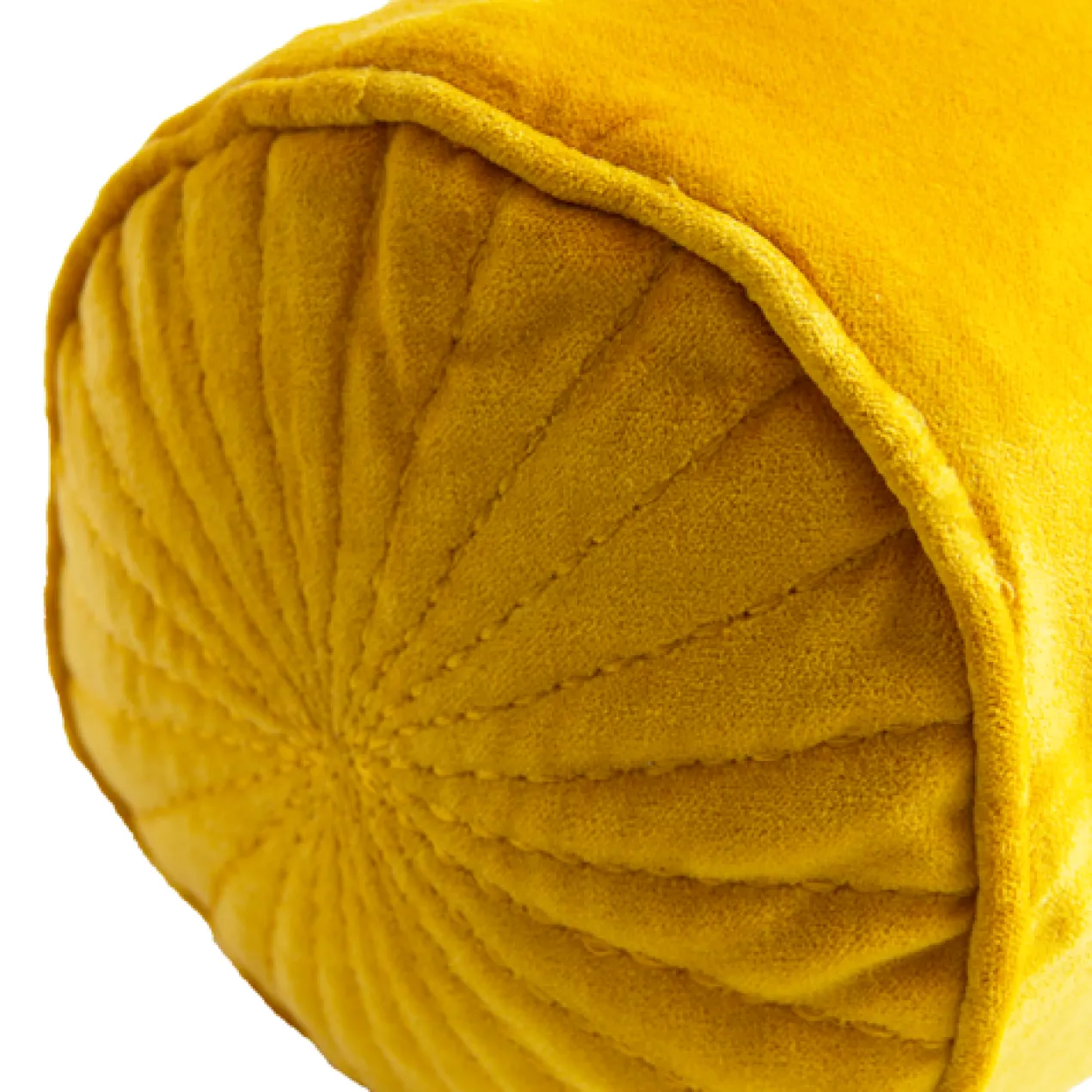 Sierkussen velours bolster ochre
