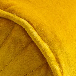 Sierkussen velours bolster ochre