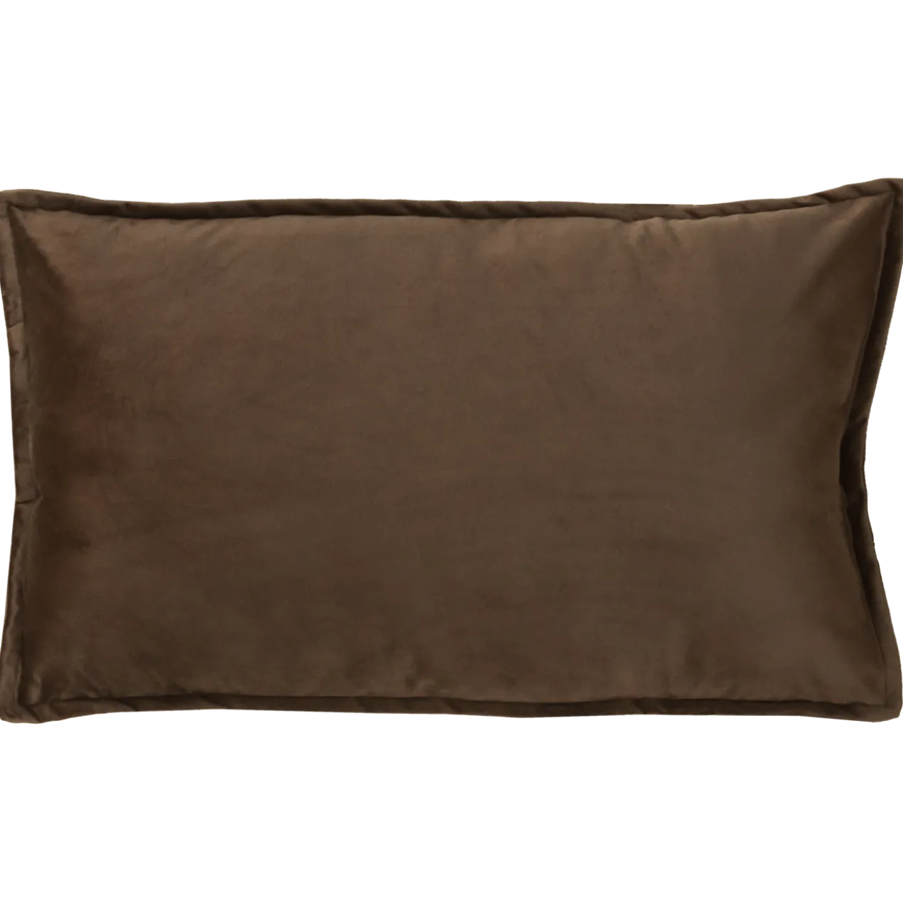 Sierkussen velours dark chocolate 56x38 cm