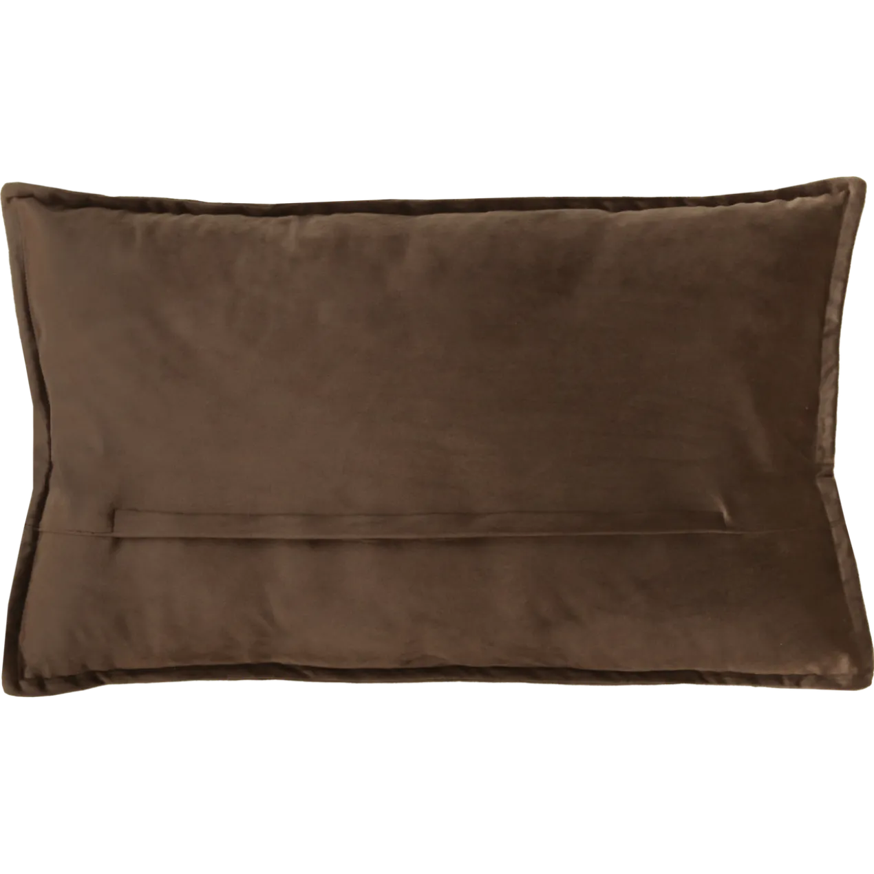 Sierkussen velours dark chocolate 56x38 cm