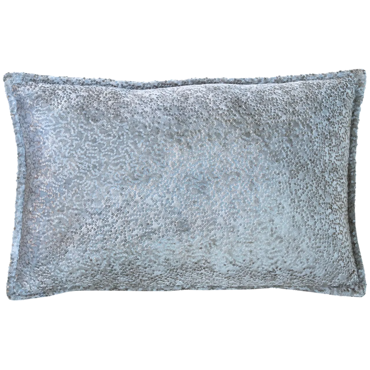 Sierkussen velours glitter 50x35 cm