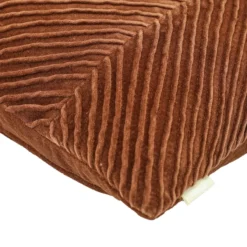 Sierkussen velours tucked allover mocca matcha