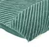 Sierkussen velours tucked allover seablue