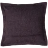Sierkussen wol boucle dark chocolate 55x55 cm