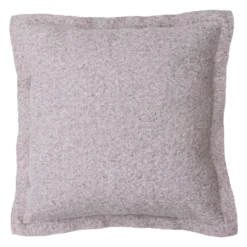 Sierkussen wol boucle grijs 55x55 cm