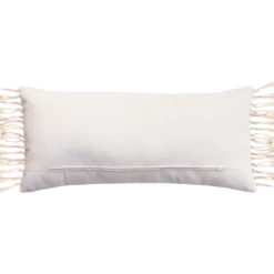 Sierkusssen bohemian streep olijf ecru 72x33 cm