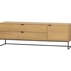 Silas tv meubel 180 cm eiken decor [fsc]