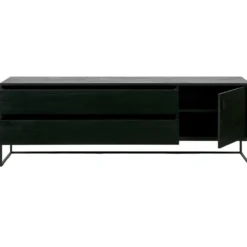 Silas tv meubel 180 cm essen blacknight [fsc]
