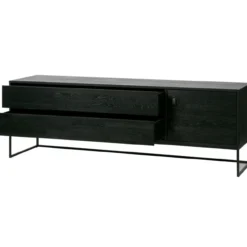 Silas tv meubel 180 cm essen blacknight [fsc]