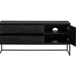 Silas tv meubel 120 cm essen blacknight [fsc]
