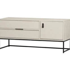 Silas tv meubel 120 cm grenen dust [fsc]