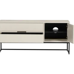 Silas tv meubel 120 cm grenen dust [fsc]