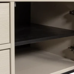 Silas tv meubel 120 cm grenen dust [fsc]
