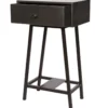 Skybox sidetable mangohout/metaal zwart