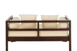 Slaapbank Carry Donkerbruin/Beige