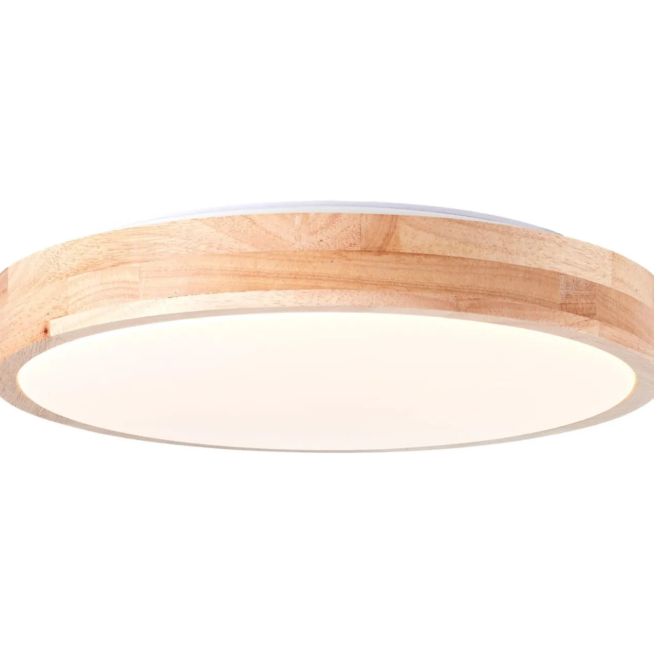 SLIMLINE PLAFONDLAMP Ø34CM 12W HOUT