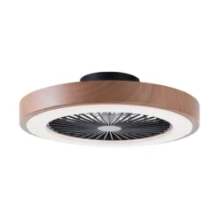 SLIMLINE PLAFONDVENTILATOR NATURE/ZWART