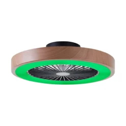 SLIMLINE PLAFONDVENTILATOR NATURE/ZWART
