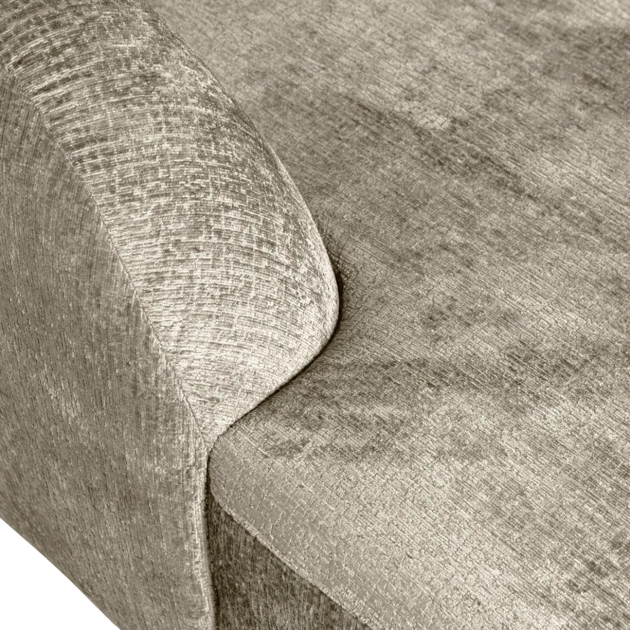 Sloping hoekbank links structure velvet wheatfield