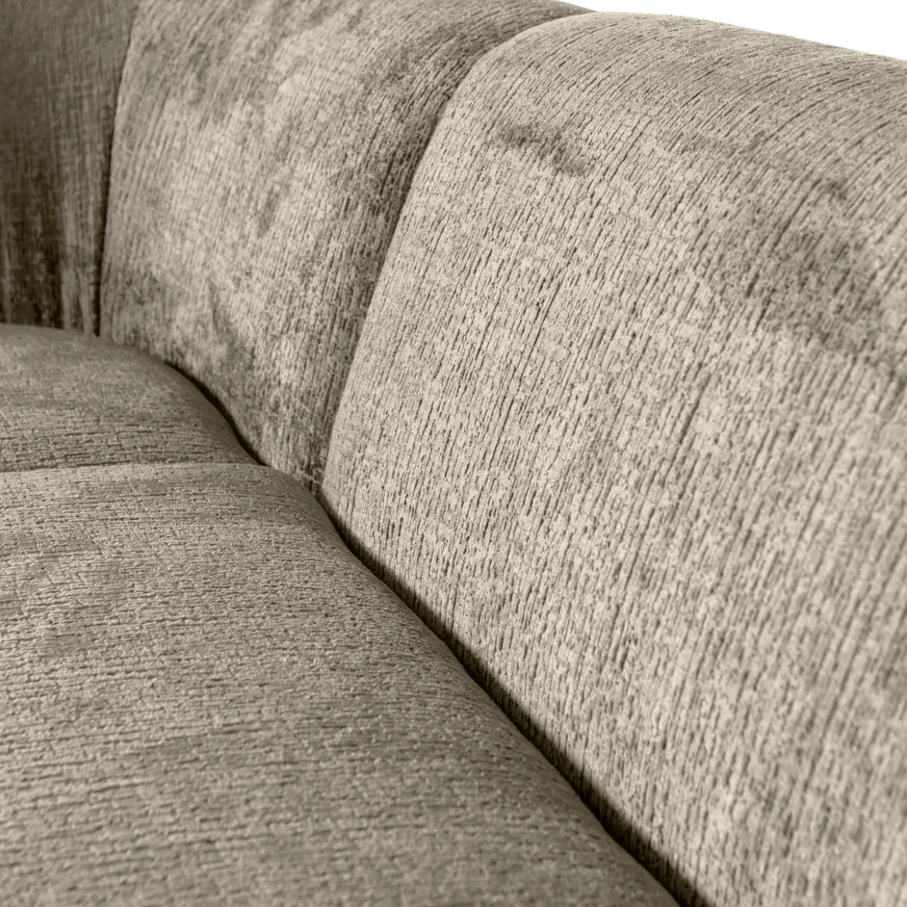Sloping hoekbank links structure velvet wheatfield