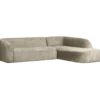 Sloping hoekbank rechts structure velvet wheatfield