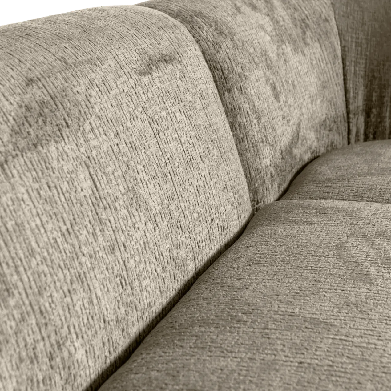 Sloping hoekbank rechts structure velvet wheatfield