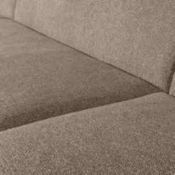 Sloping u-vorm bank lichtbruin melange