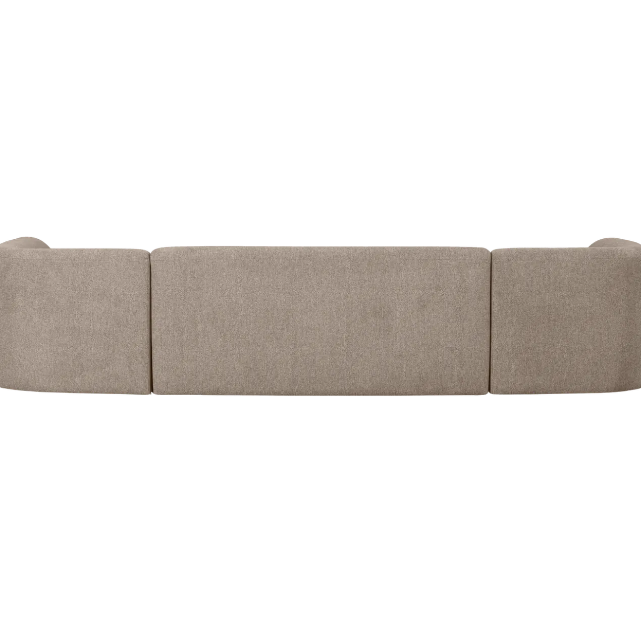 Sloping u-vorm bank naturel melange