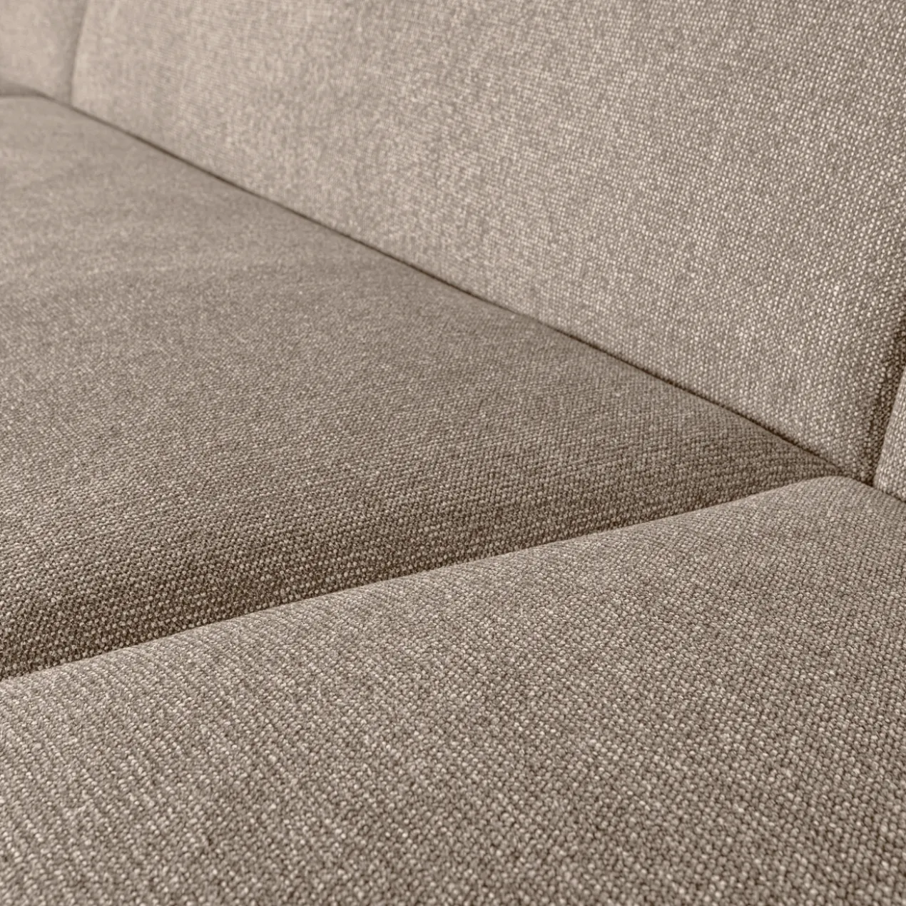 Sloping u-vorm bank naturel melange