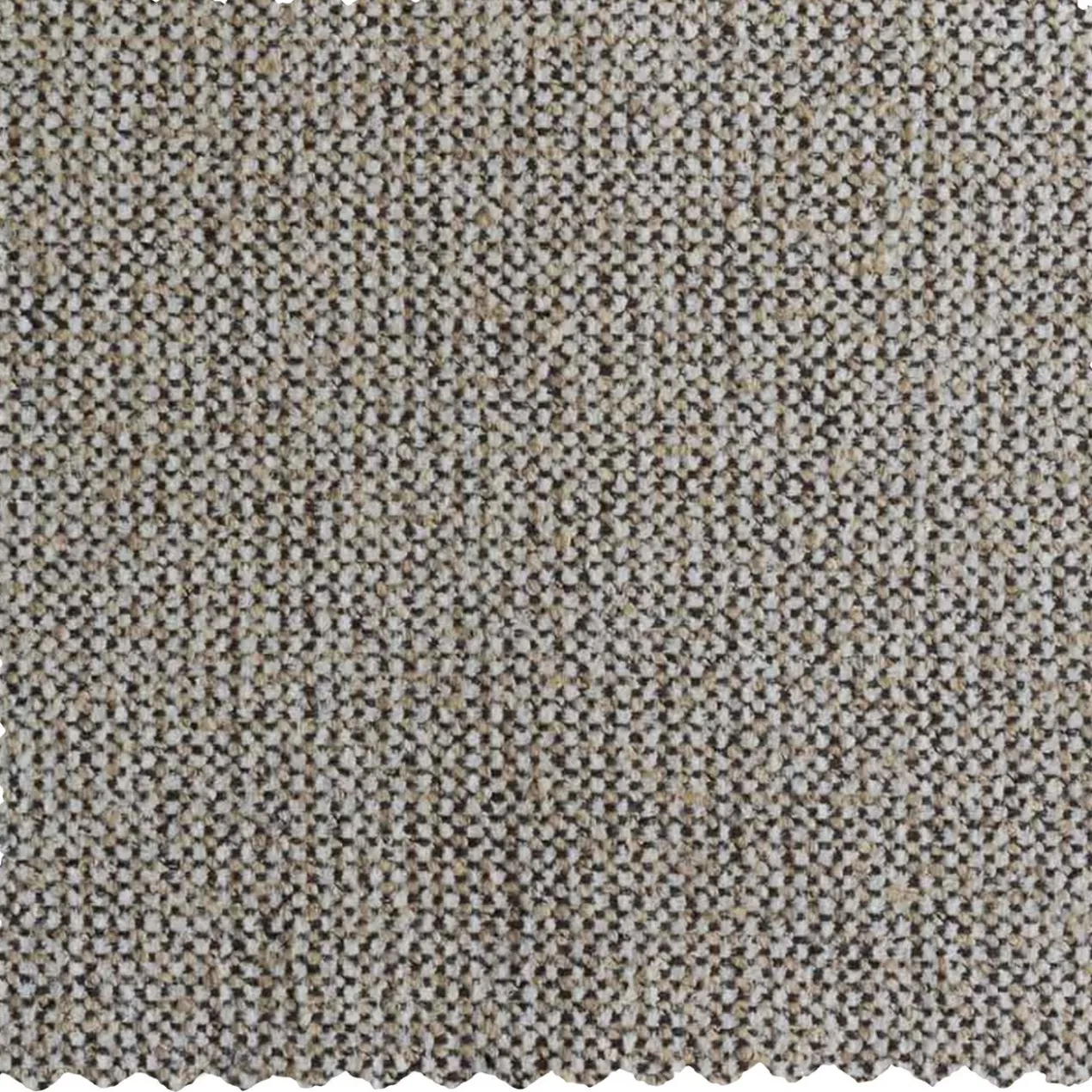 Sloping u-vorm bank off white melange