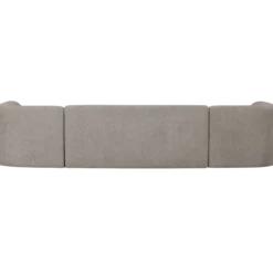 Sloping u-vorm bank off white melange