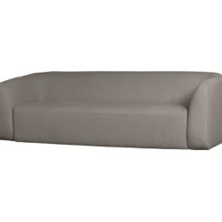 Sloping 3-zits bank grijs melange