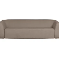 Sloping 3-zits bank lichtbruin melange