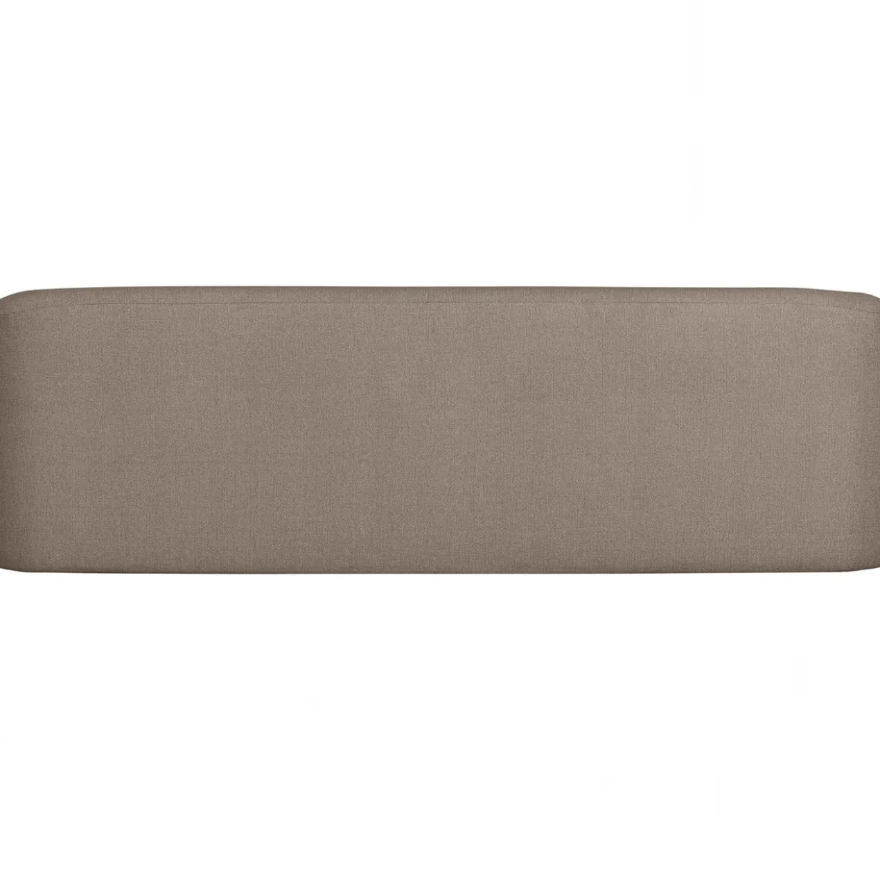 Sloping 3-zits bank lichtbruin melange