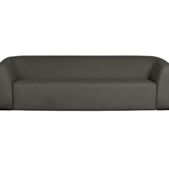 Sloping 3-zits bank melange grijs/zwart