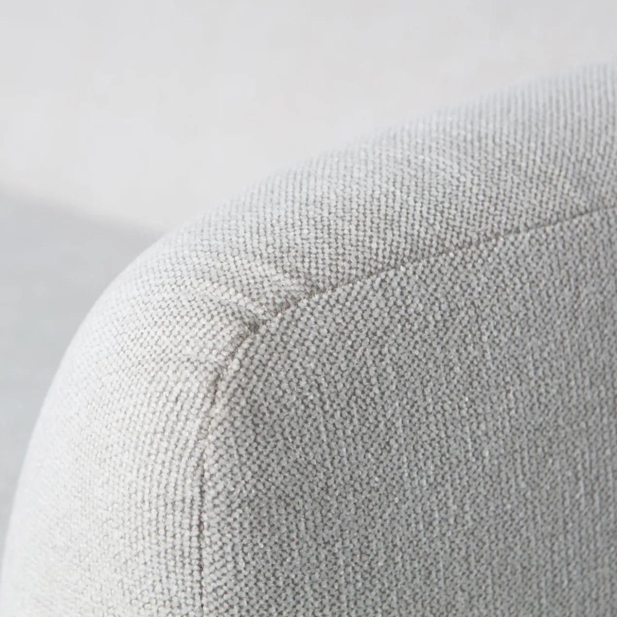 Sloping 3-zits bank pearl melange