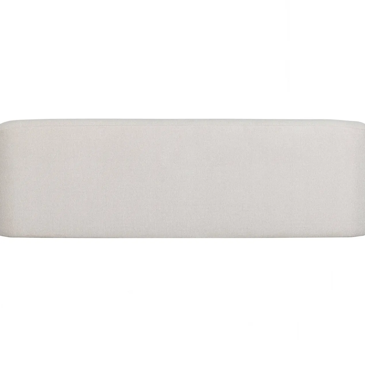 Sloping 3-zits bank pearl melange