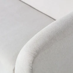 Sloping 3-zits bank pearl melange