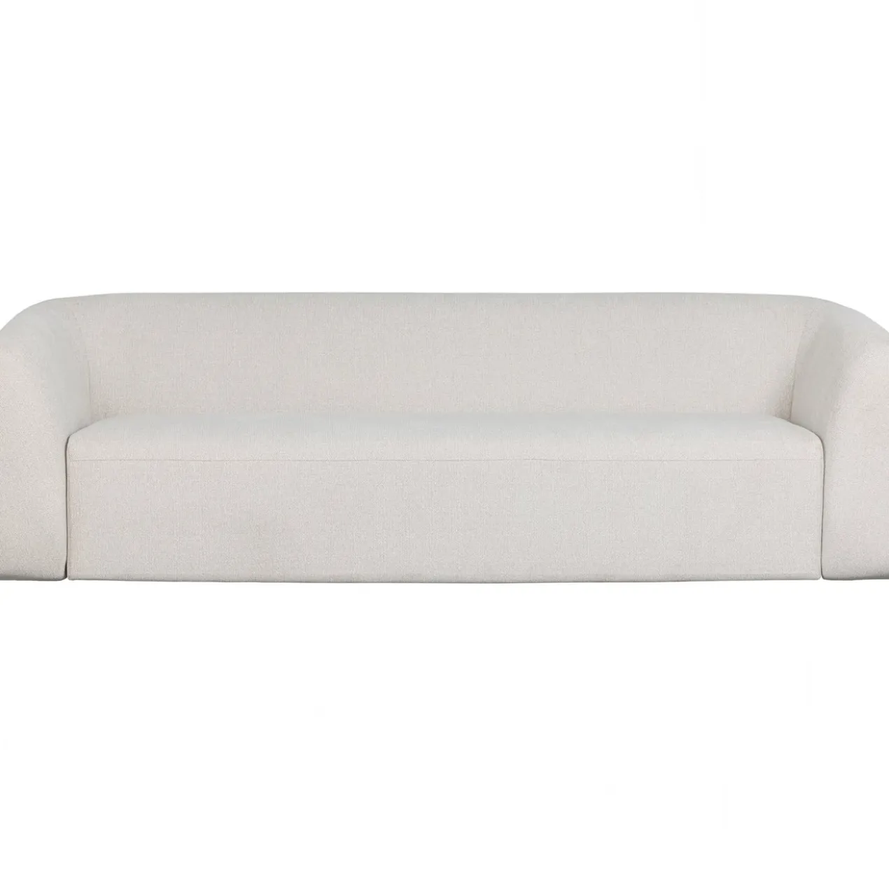 Sloping 3-zits bank pearl melange