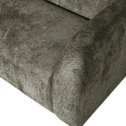 Sloping 3-zits bank structure velvet frost