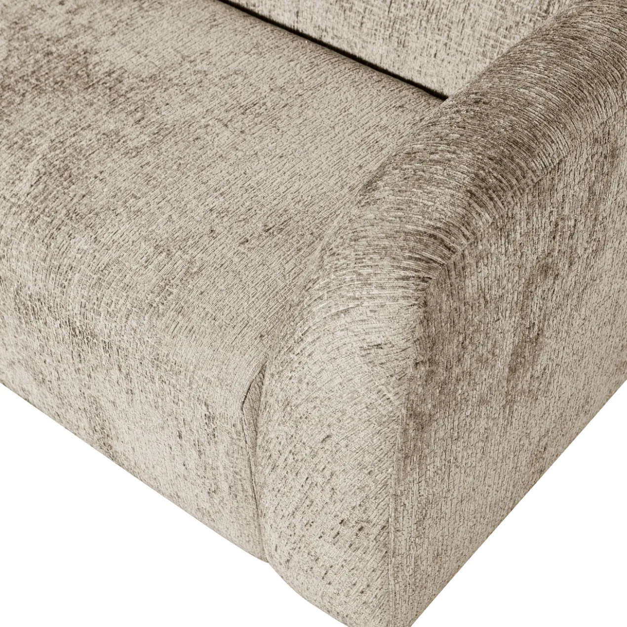 Sloping 3-zits bank structure velvet wheatfield