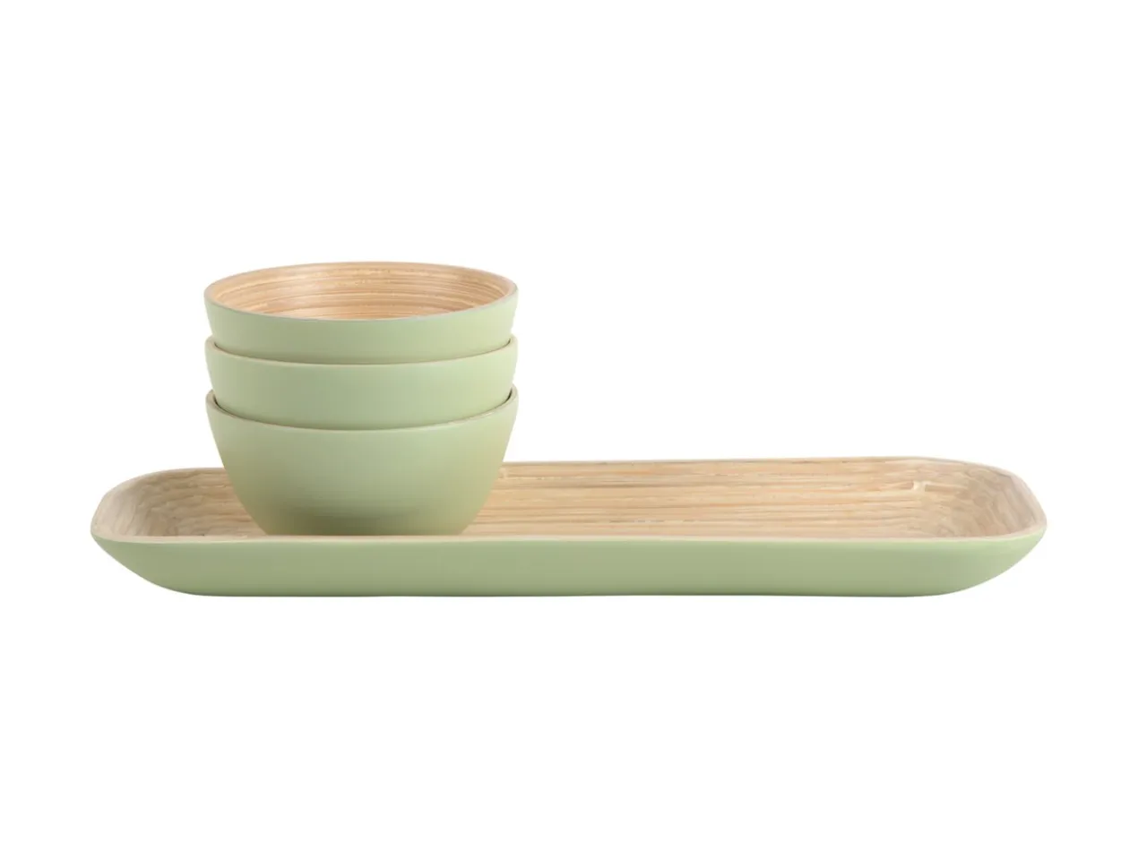 Snack set Puro bamboo soft green