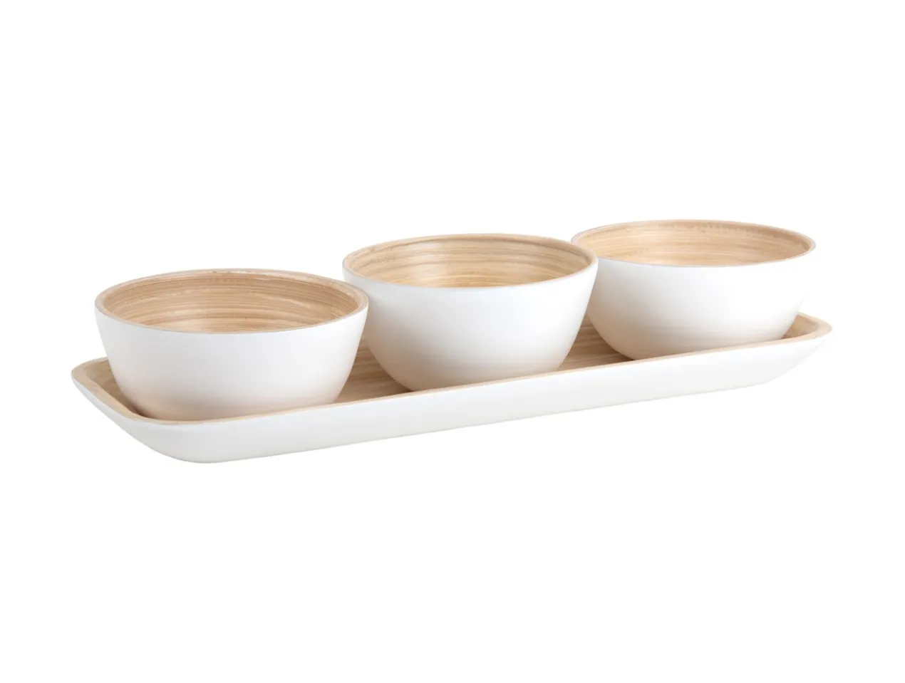 Snack set Puro bamboo white