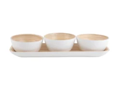 Snack set Puro bamboo white