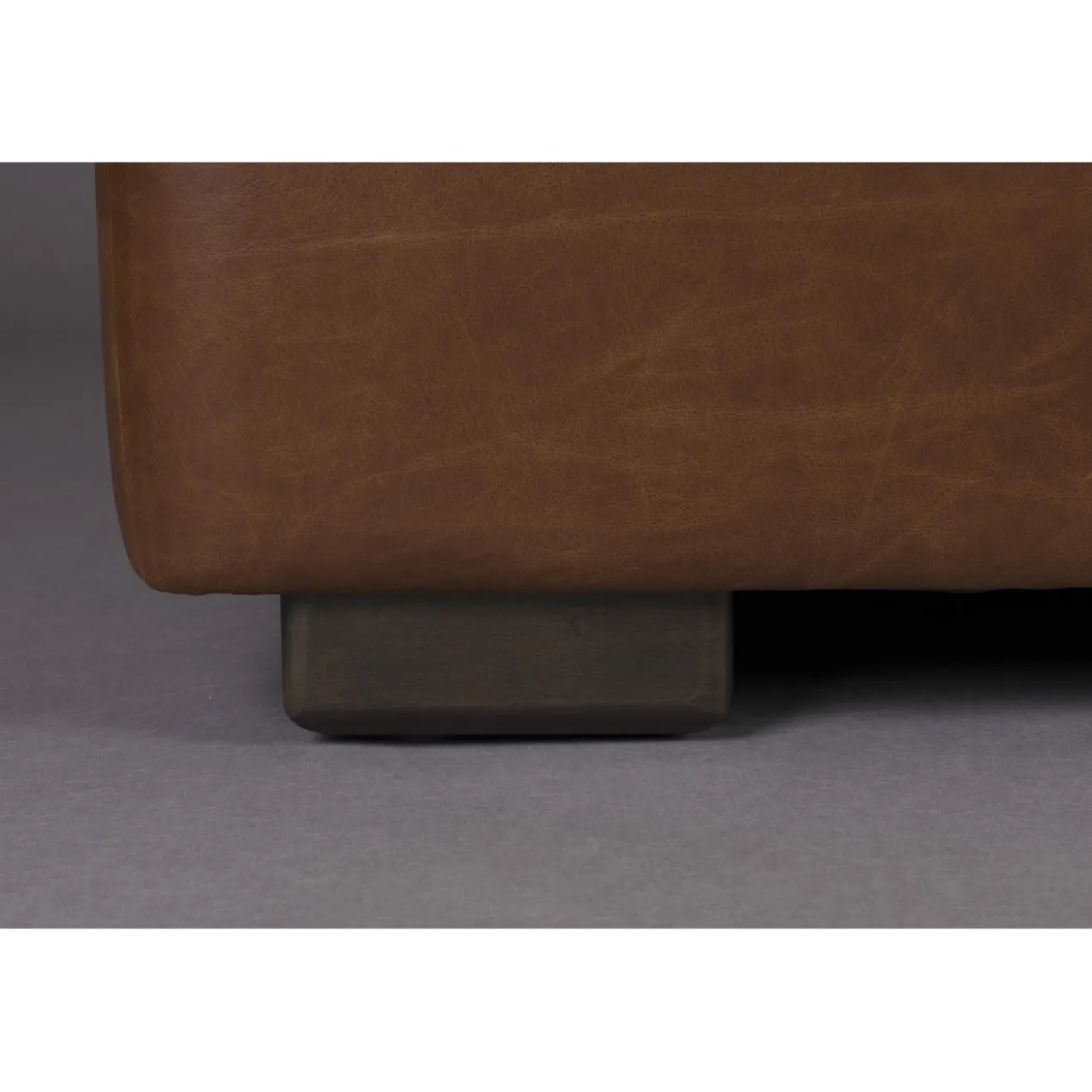 Sofa douglas wax leather chocolate