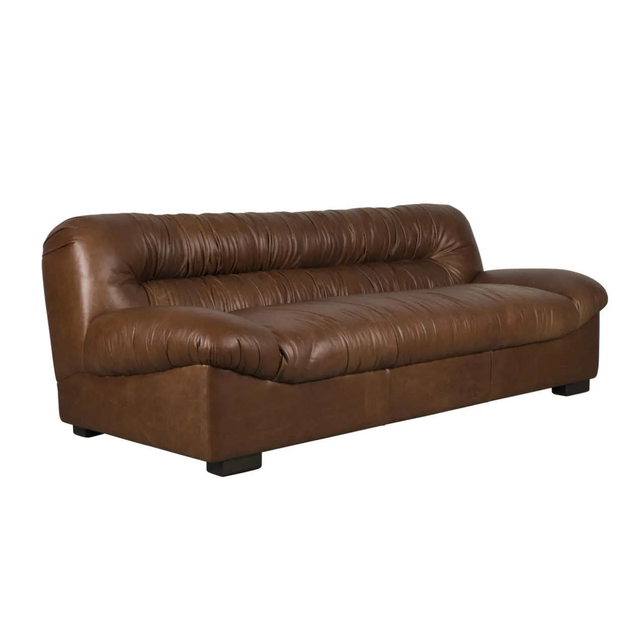 Sofa douglas wax leather chocolate